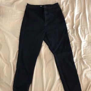 Missguided high waist black jeans
